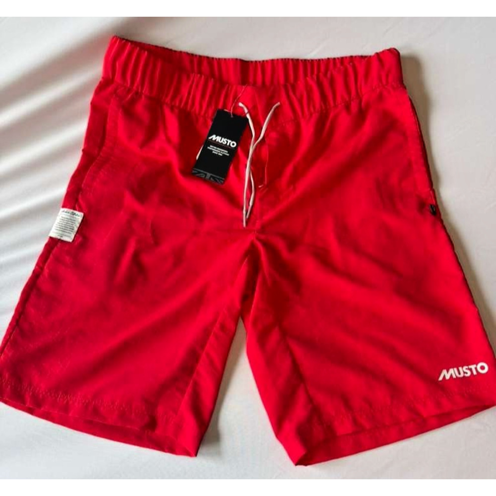 Musto 64 Archive Collection Swim Shorts - Men's Large - True Red - NWT